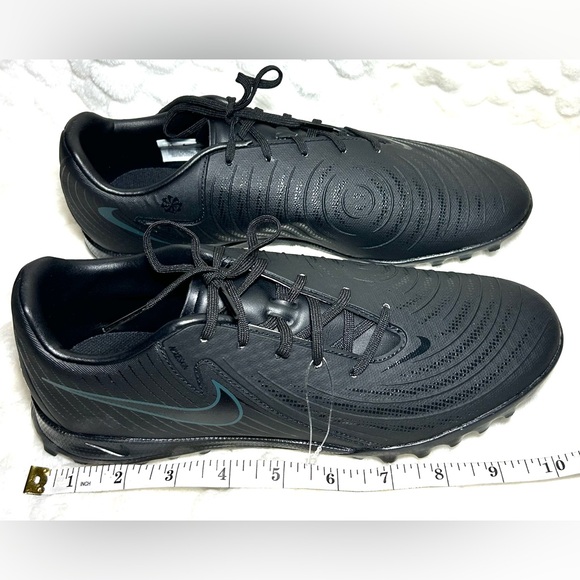 BRAND NEW black leather Nike Phantom GX sneaker women’s size 7.5 men’s size 6. - Picture 6 of 9